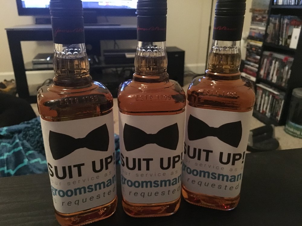 Groomsmen Asking Gifts