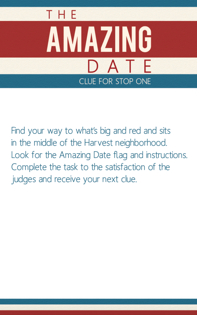The Amazing Date Instructions