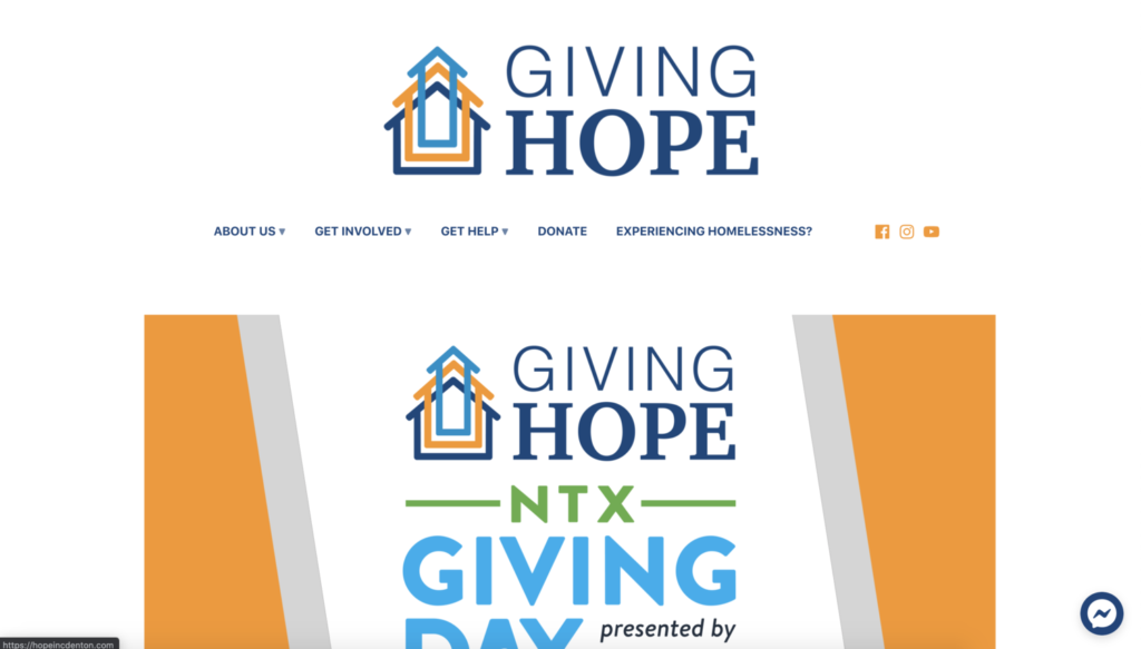 Giving Hope Website